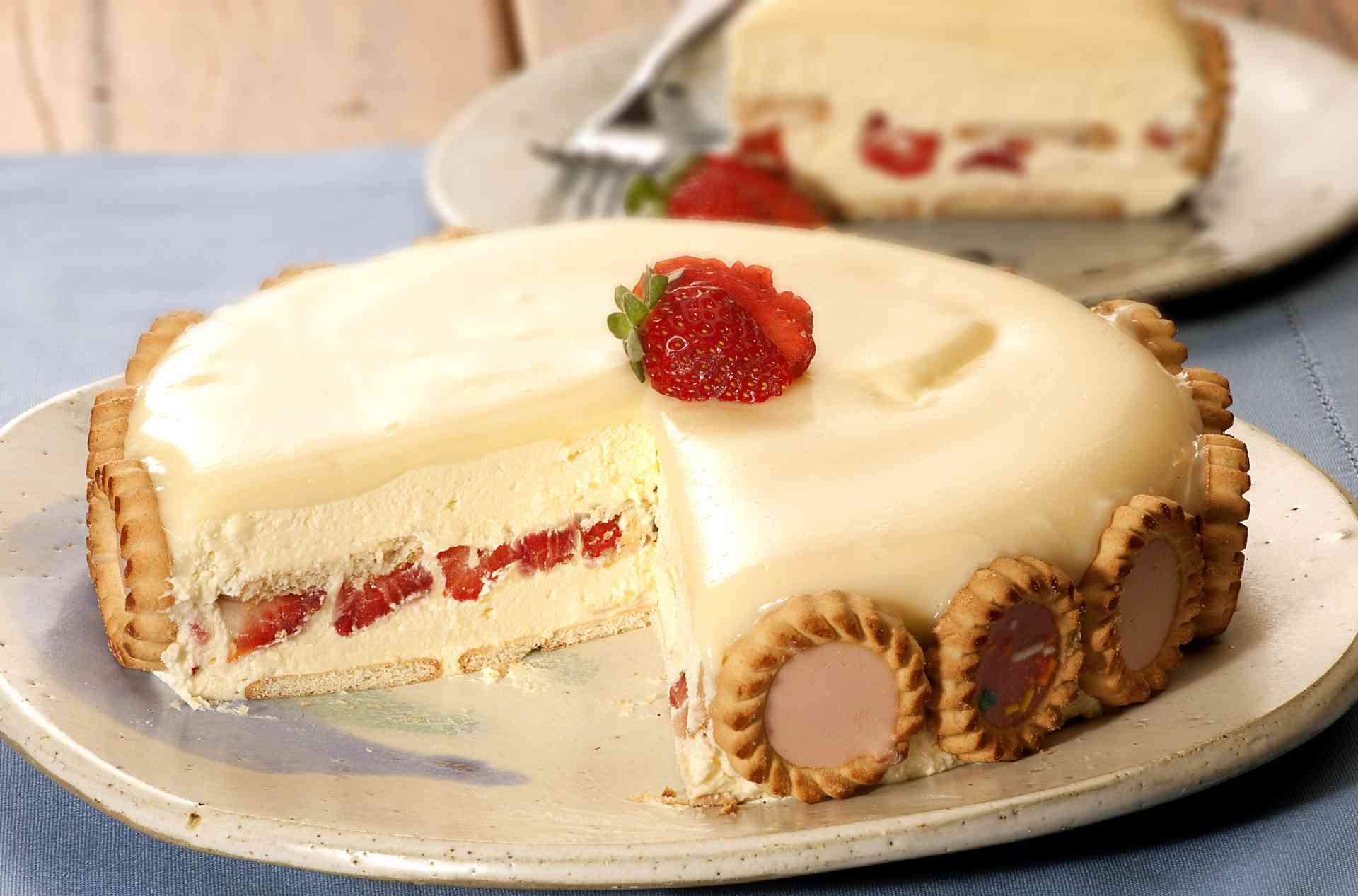 Foto de Torta holandesa de morango com chocolate