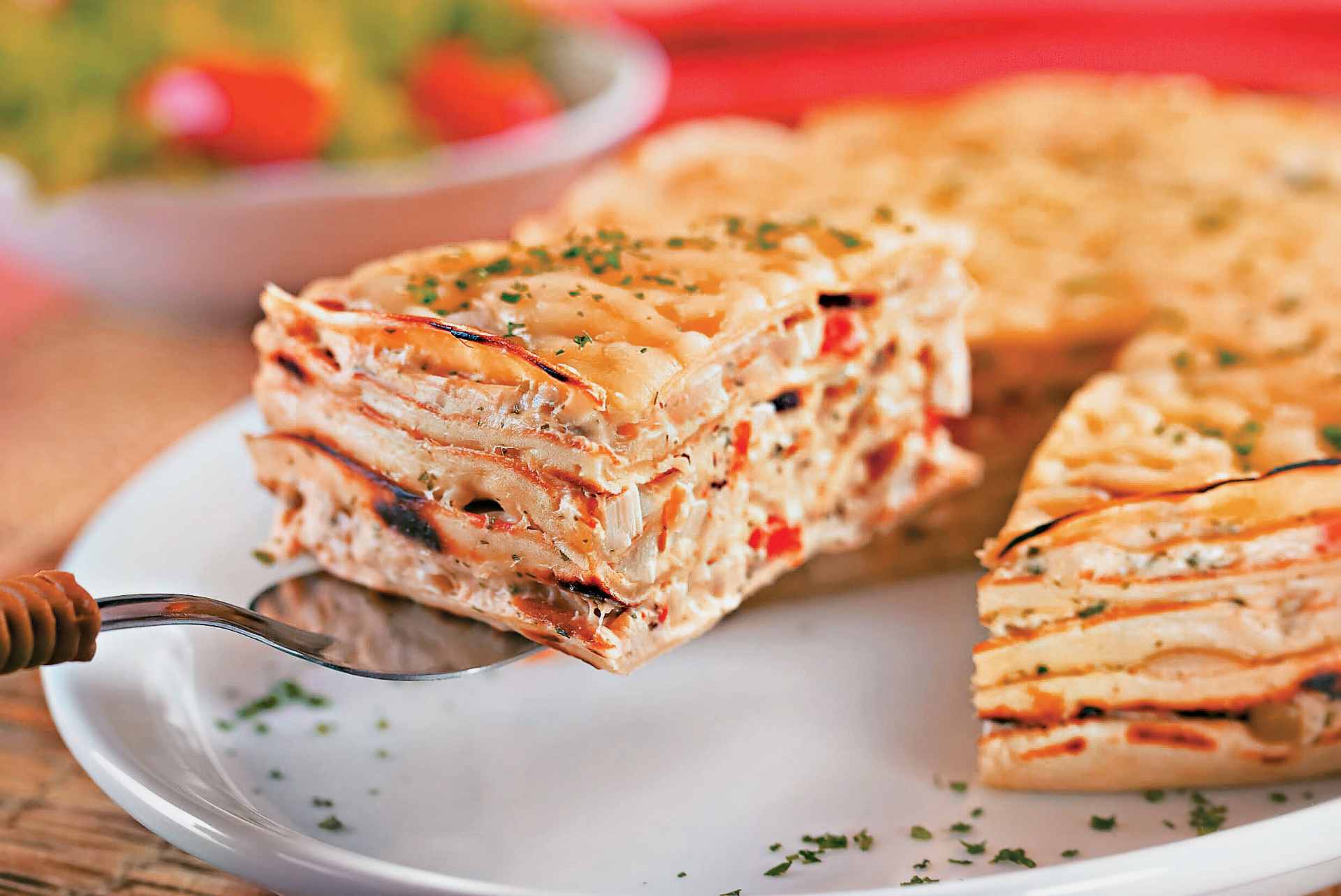 Foto de Torta panqueca com palmito