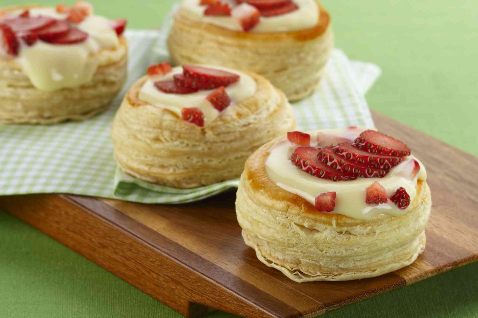 Foto de Tortinha com creme de morango