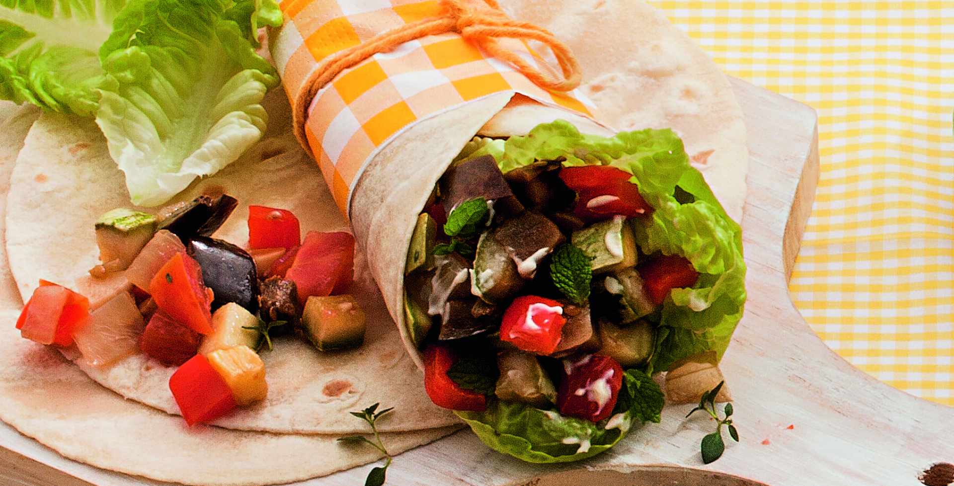 Wrap de legumes
