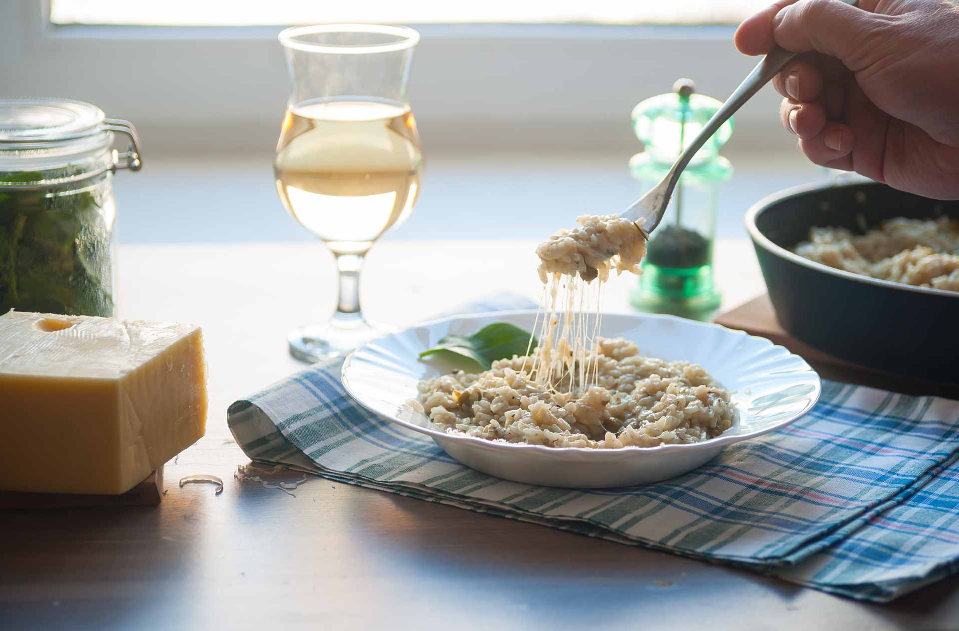 Arroz ao vinho branco