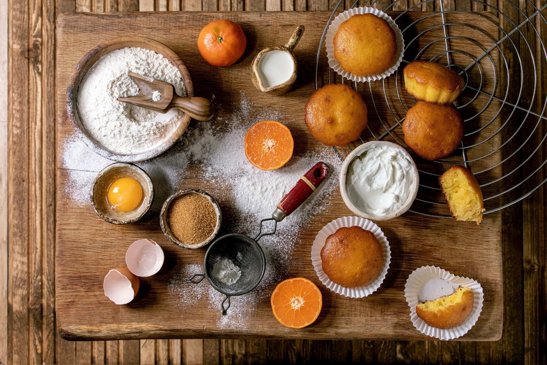 Bolinho de laranja com linhaça - Getty Images