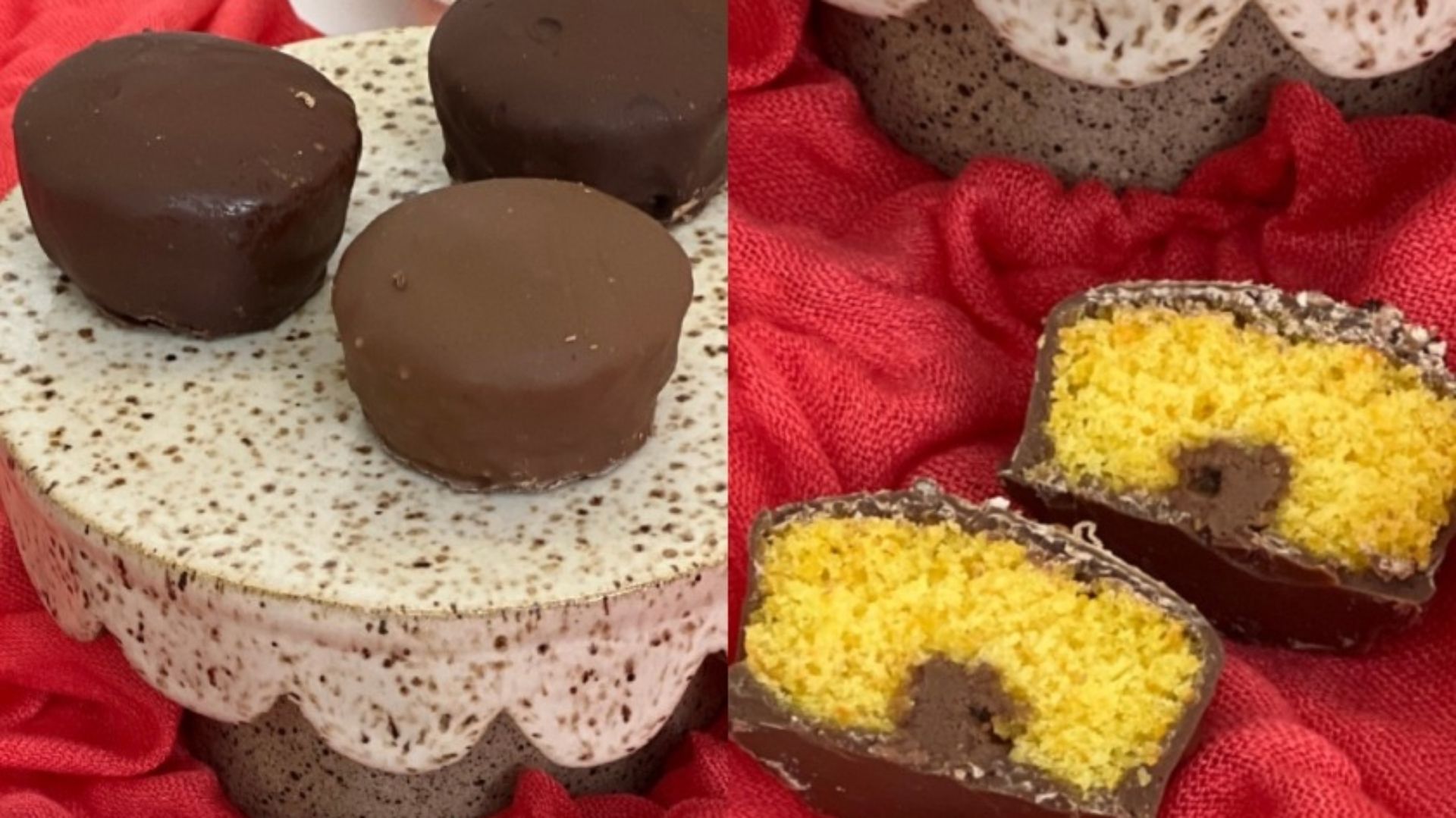 Mini bolo de cenoura