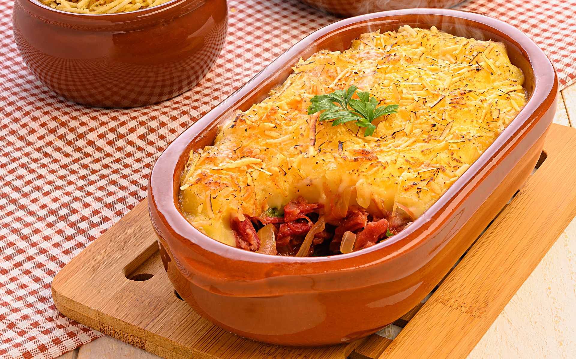 Escondidinho de carne-seca