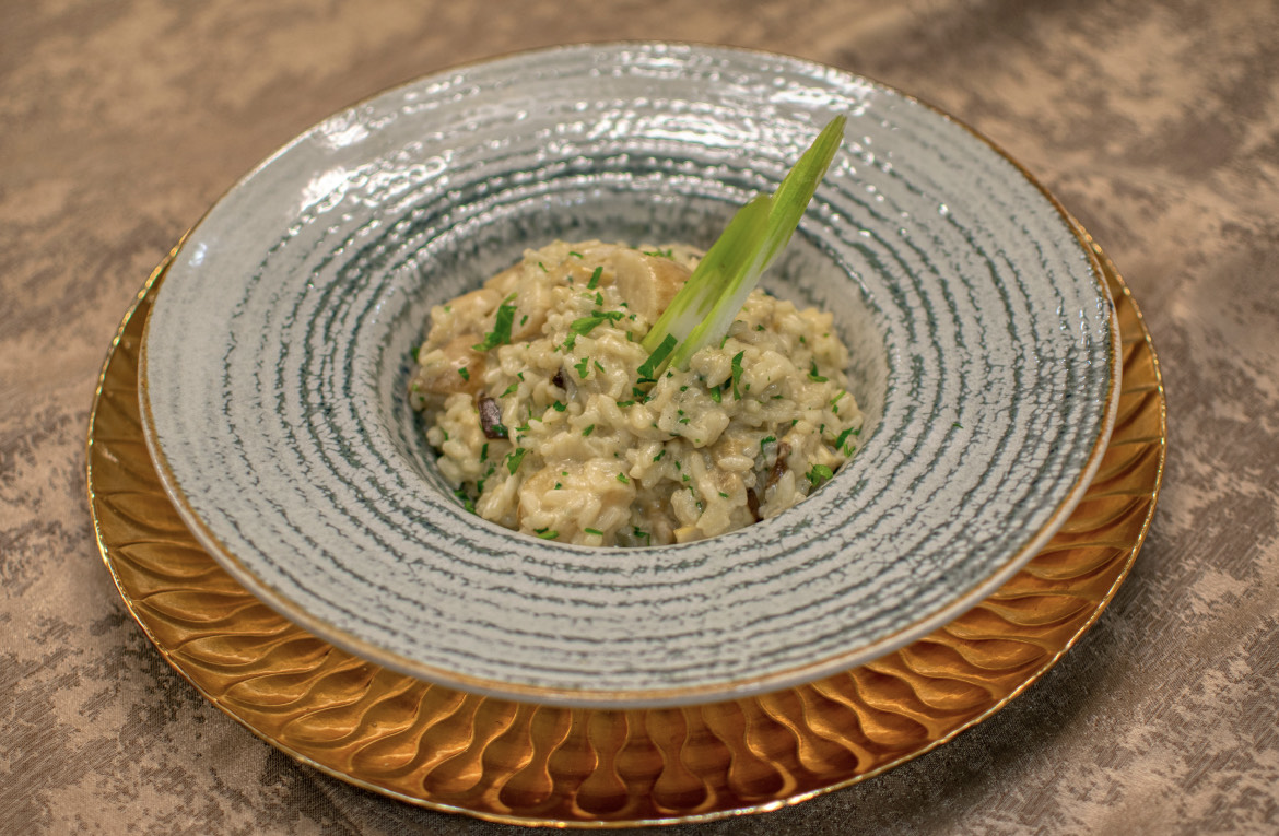 risoto de queijo brie