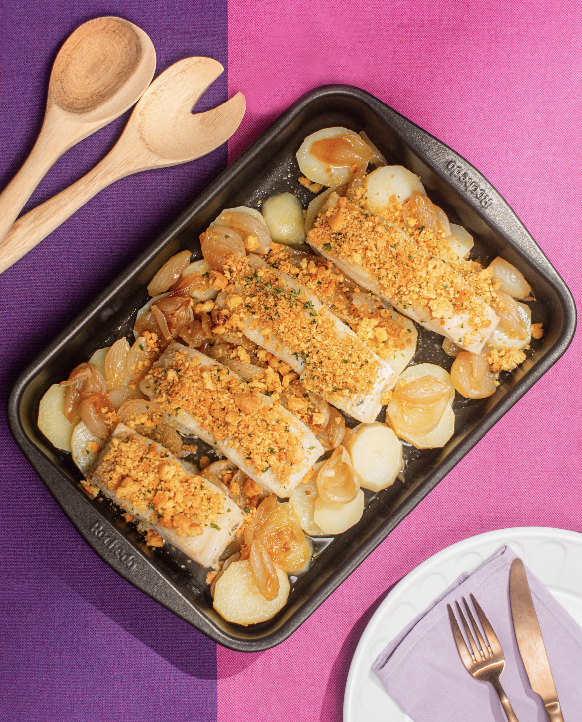 Bacalhau com Broa de Milho