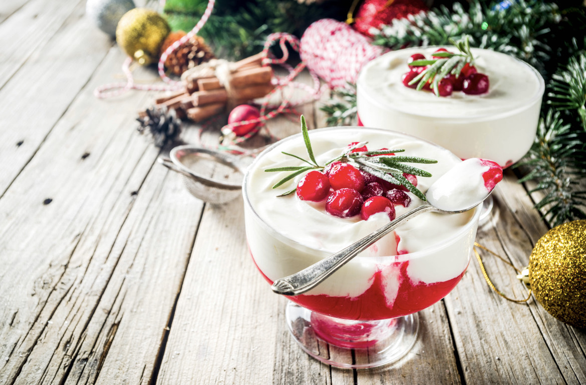 Panacota com Calda de Frutas Vermelhas