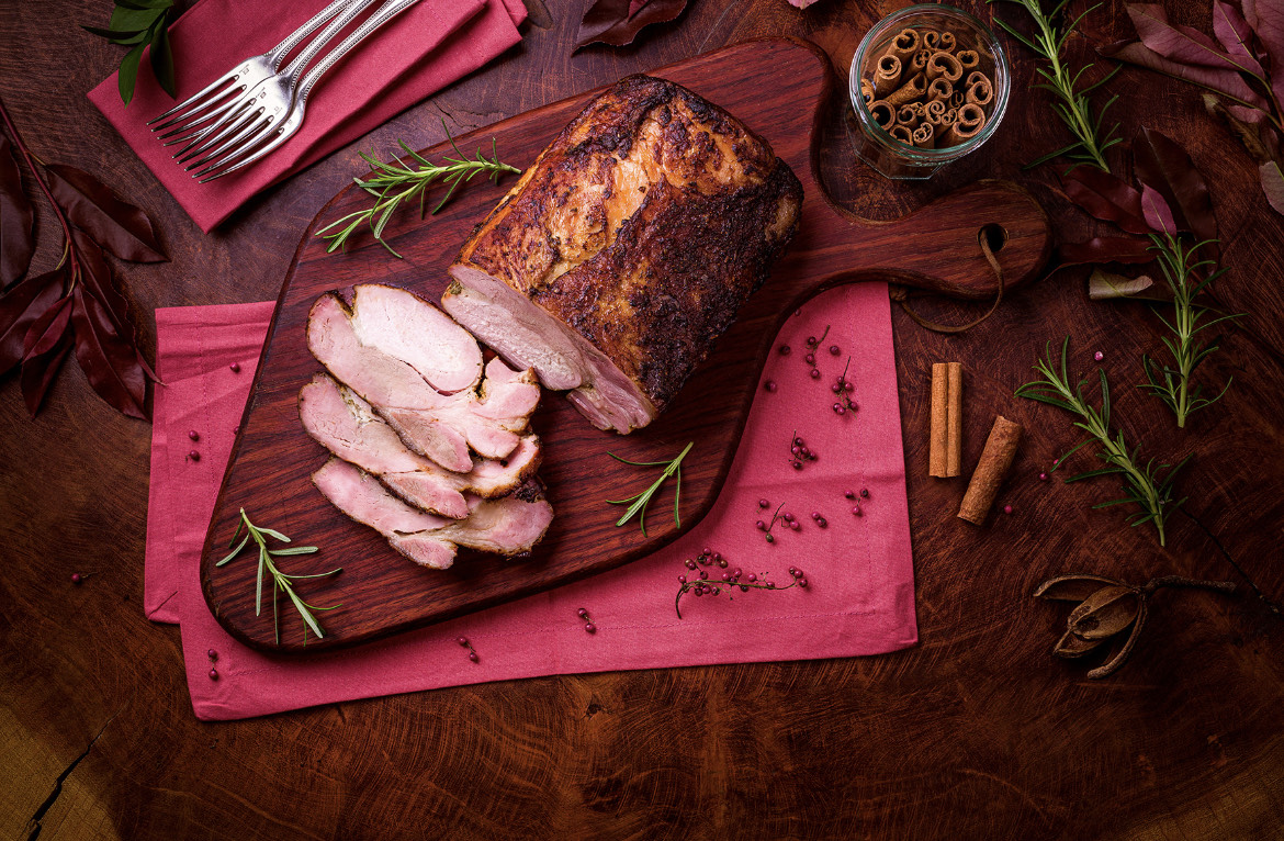 Pernil com Salpicão de Legumes