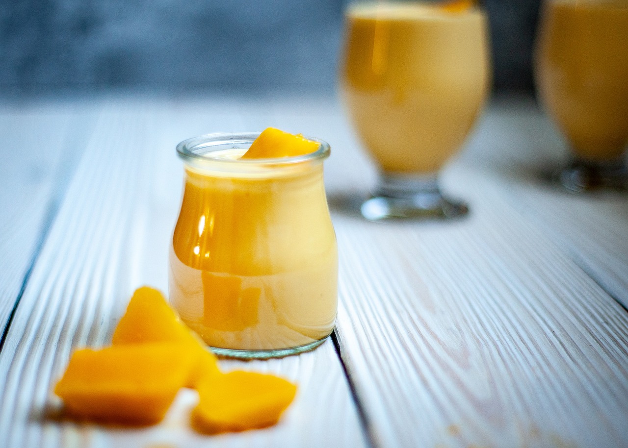 Vitamina de Manga com Coco