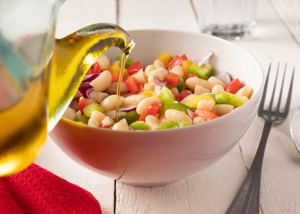 Salada de Feijão Branco e Atum