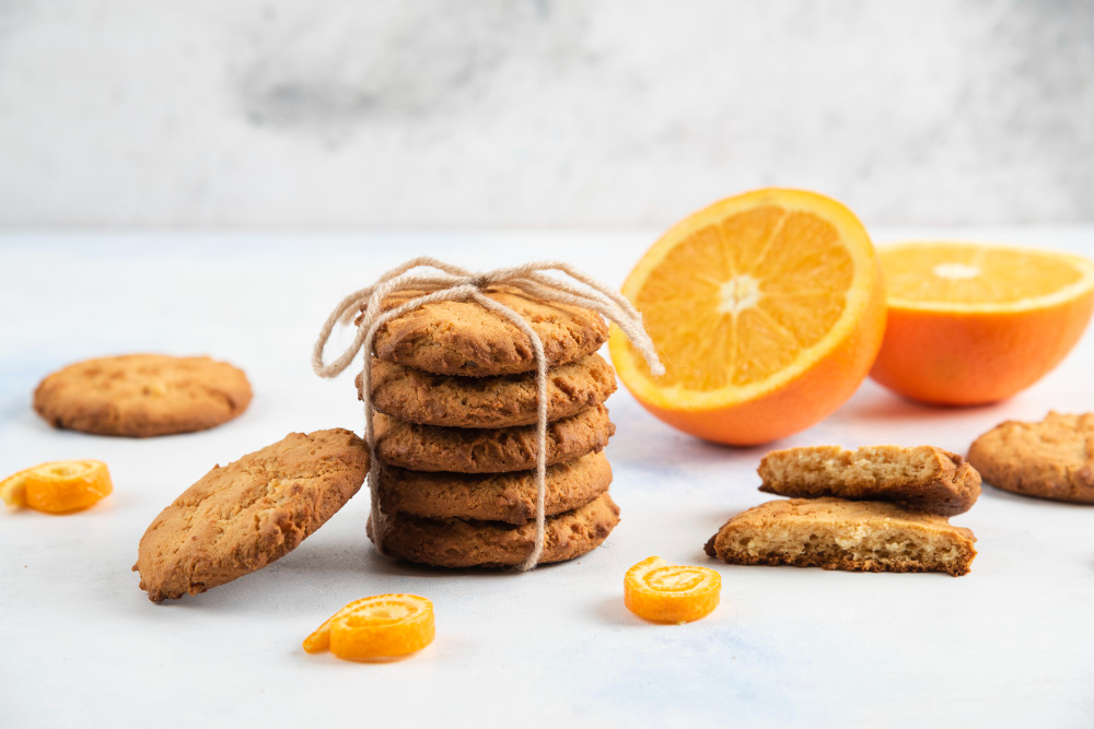 Cookies de Amêndoa e Laranja