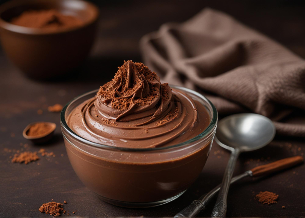 Gostinho de infância com esse Mousse de Chocolate delicioso