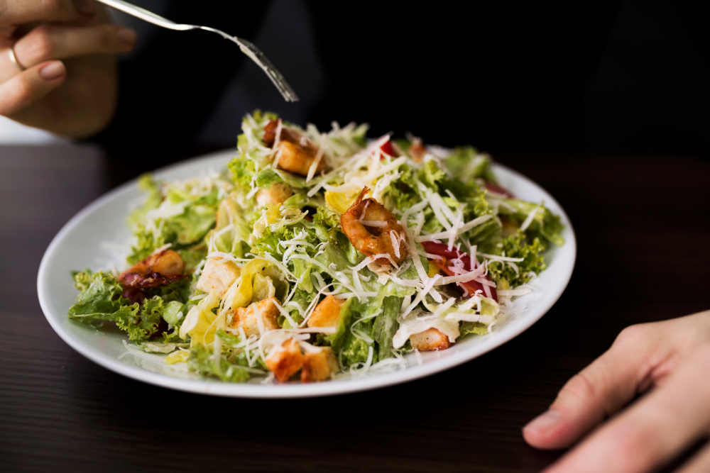 A Salada Caesar que aprendi com vinha vovó e vou te ensinar agora!