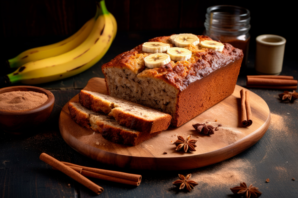 Esse Bolo de Banana é a receita perfeita para o seu café da tarde