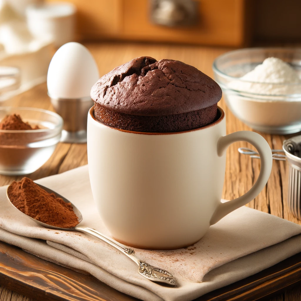 Faça agora esse Bolo de Caneca perfeito para acabar com a vontade de doce da noite