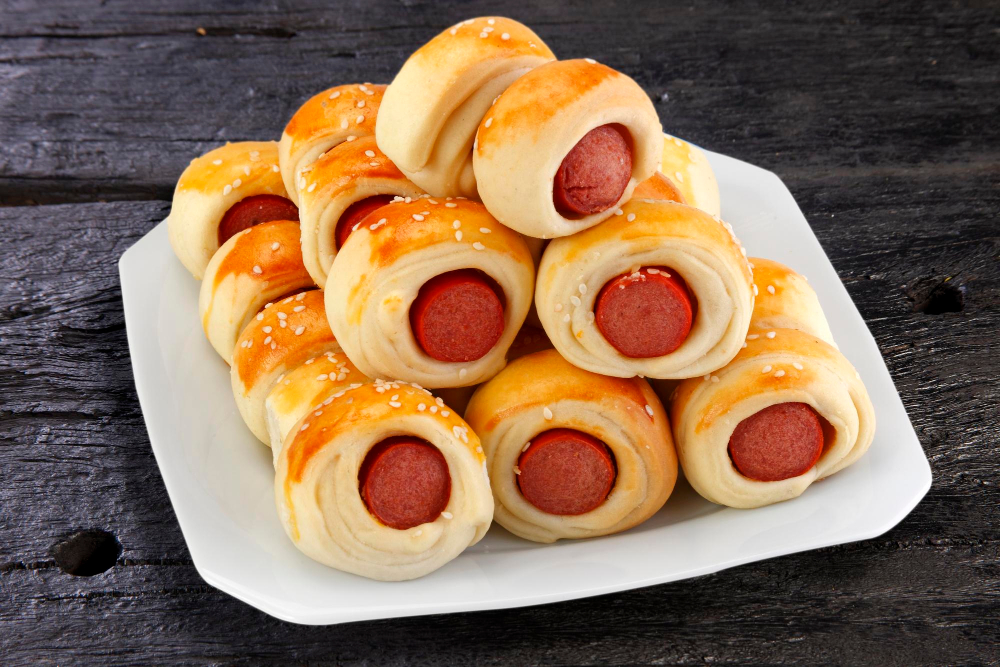 Enroladinho de Salsicha Fácil