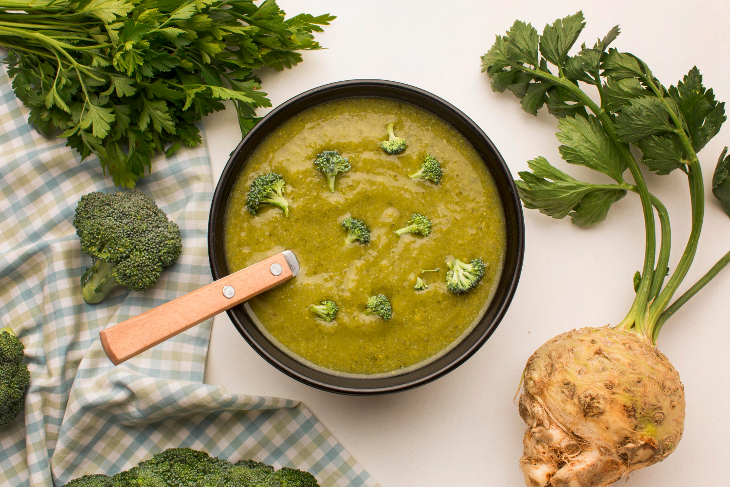 Sopa Cremosa de Brócolis