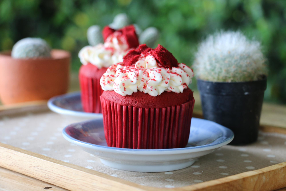 Cupcake Veludo Vermelho da minha tia é a receita que não pode faltar