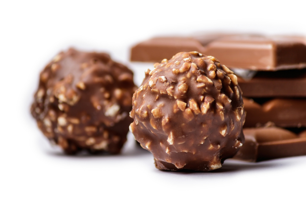 Esse Bombom de Chocolate com Amêndoas vai te surpreender com o sabor!