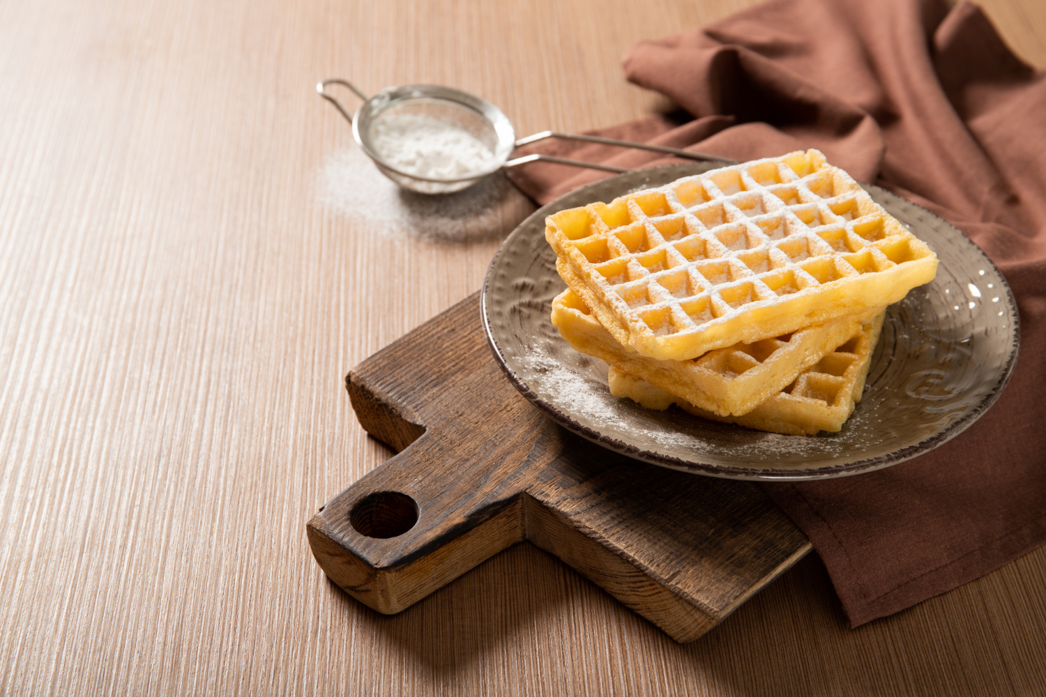 Waffle de Pão de Queijo