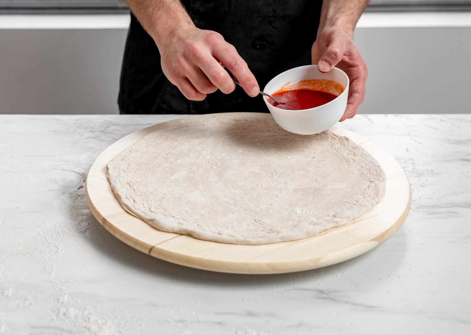 Massa Caseira de Pizza