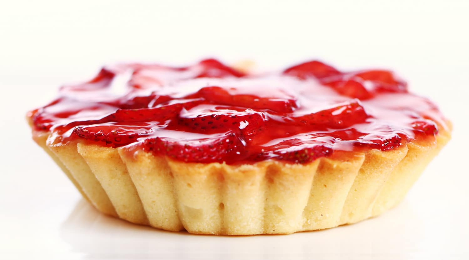 Torta de Morango com Massa Podre