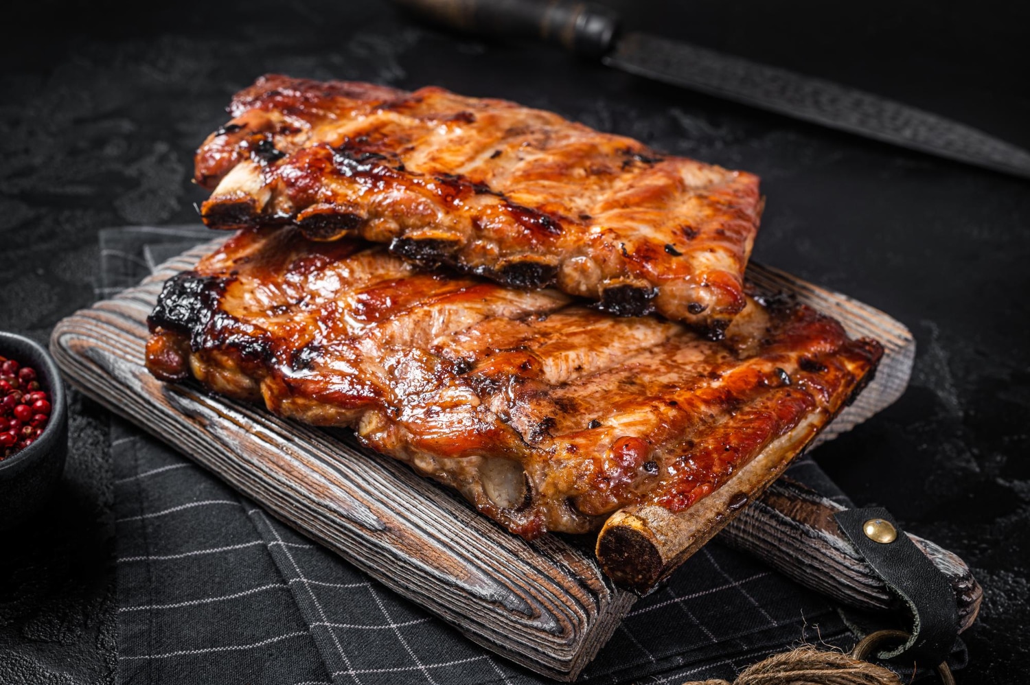 Costelinha de Porco com Barbecue