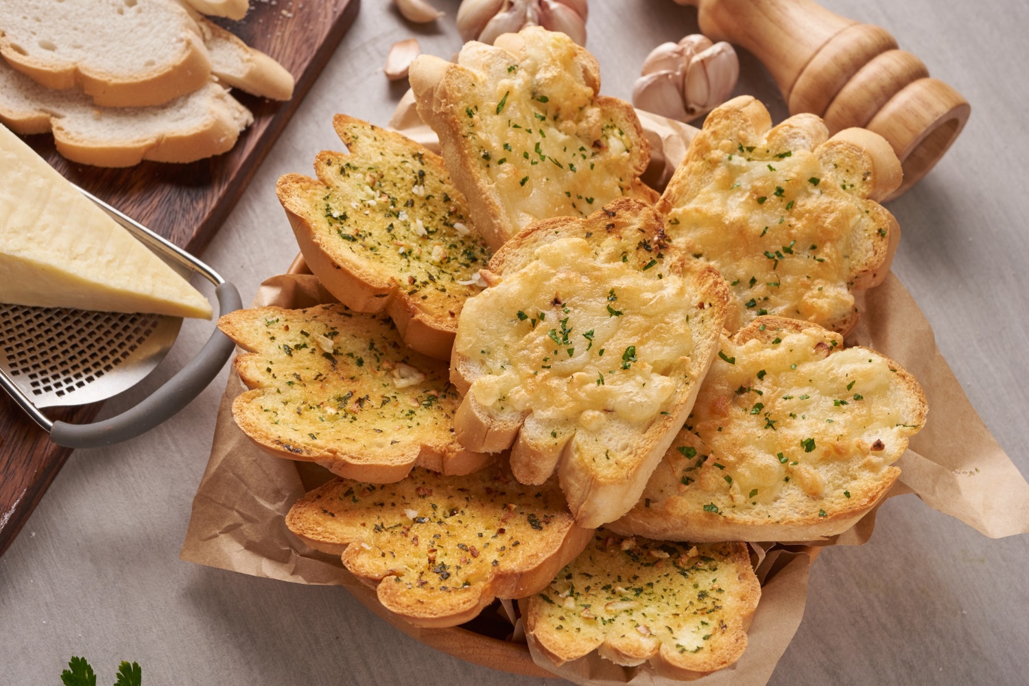 Pão de Alho com Queijo