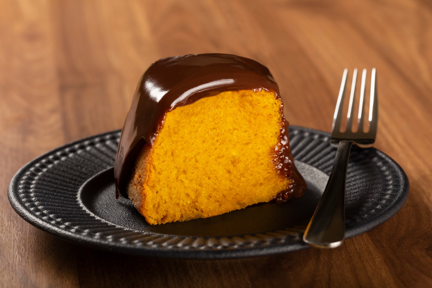 Bolo de Cenoura com Chocolate