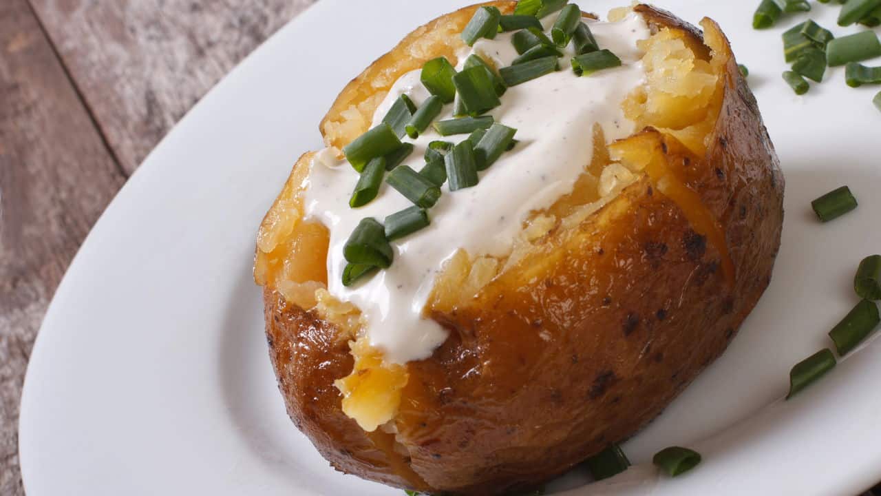 Batata Recheada na Airfryer Muito Fácil