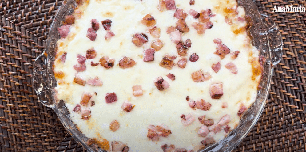 Ovos cremosos gratinados