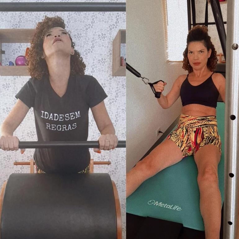 mulher malhando