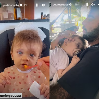 Filha e Pedro Scooby