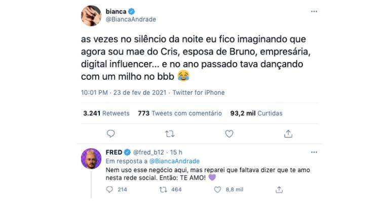 Bianca Andrade reflete sobre mudanças significativas