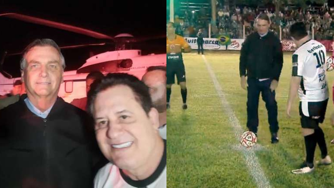 Bolsonaro em evento beneficente