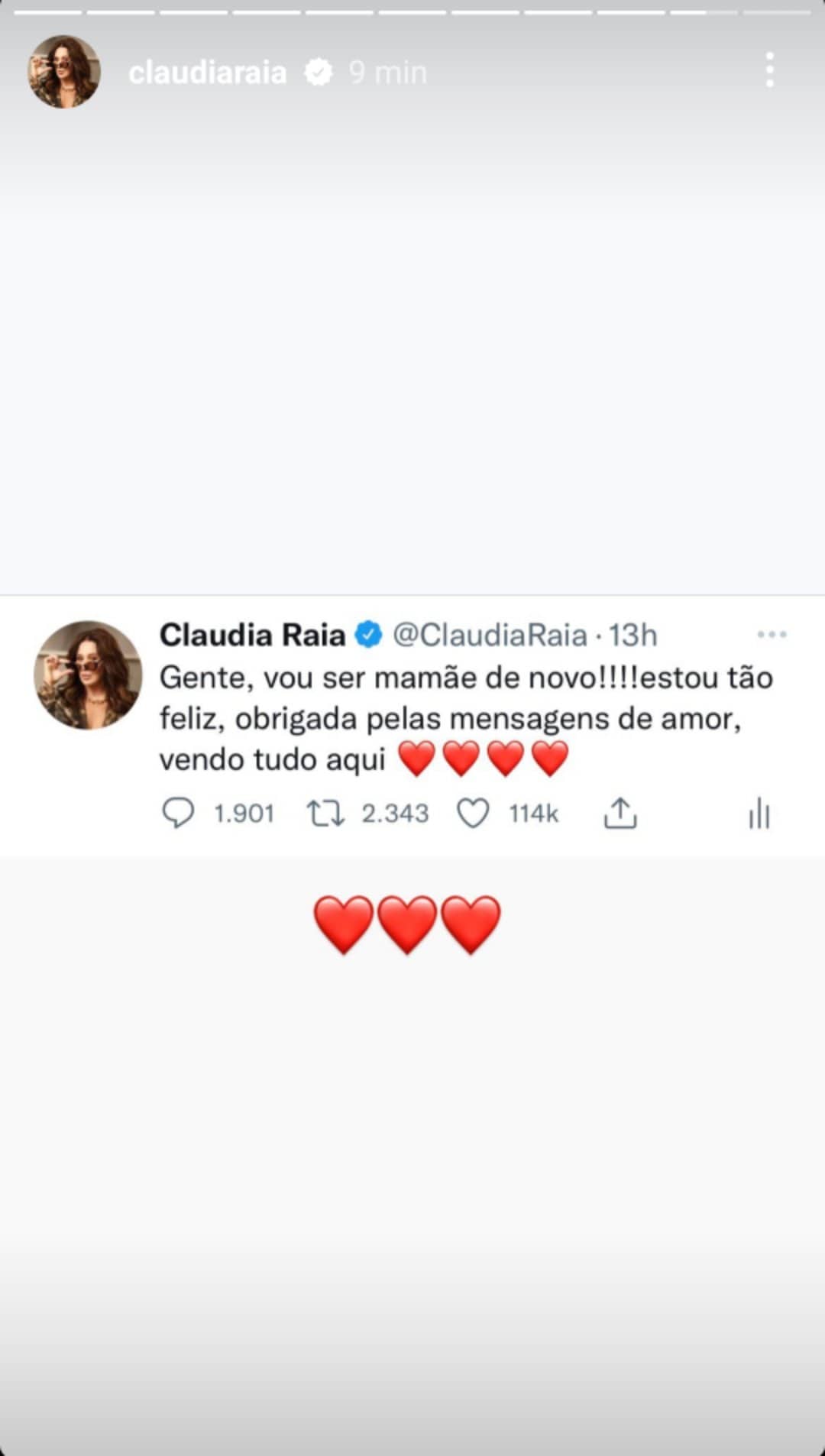 claudia raia está grávida