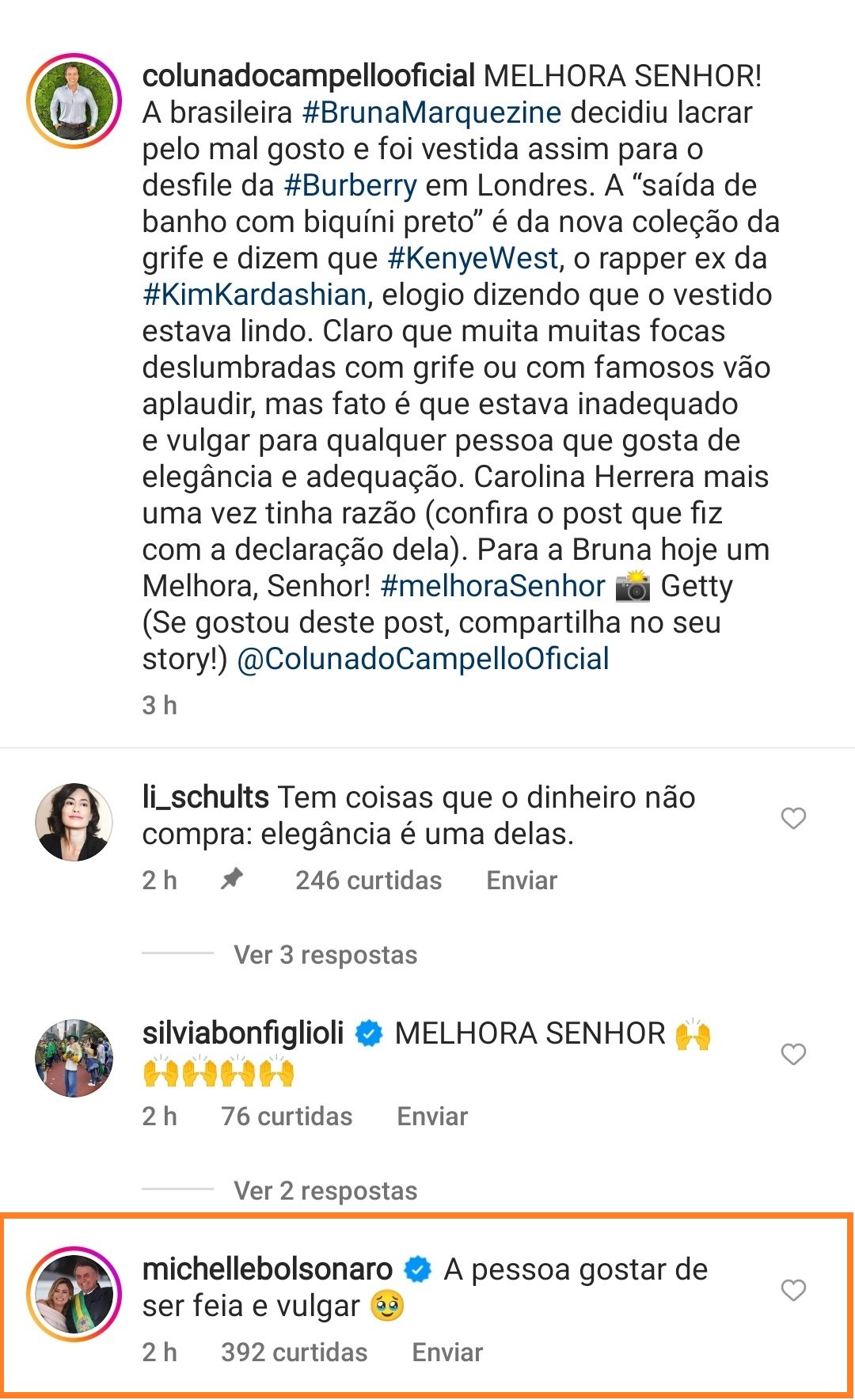 comentario-michelle-bolsonaro