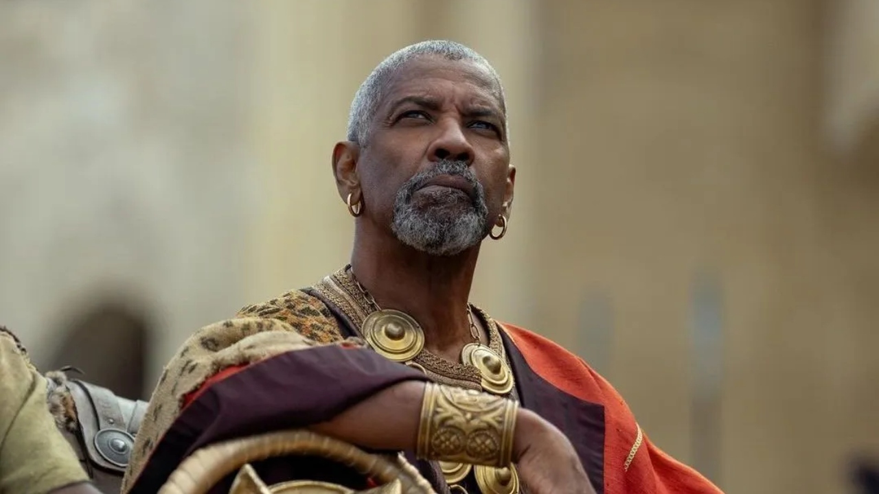 Em 'Gladiador 2', Denzel Washington brilha no papel de Macrinus