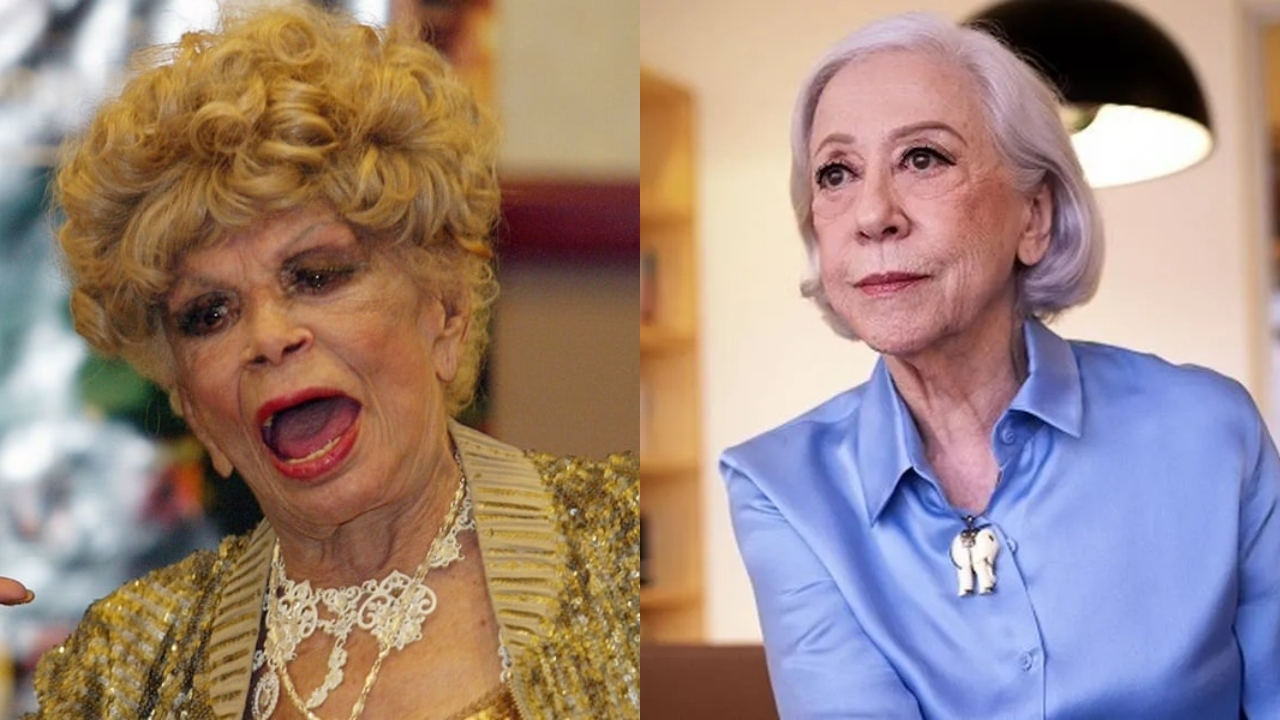 Dercy Gonçalves e Fernanda Montenegro