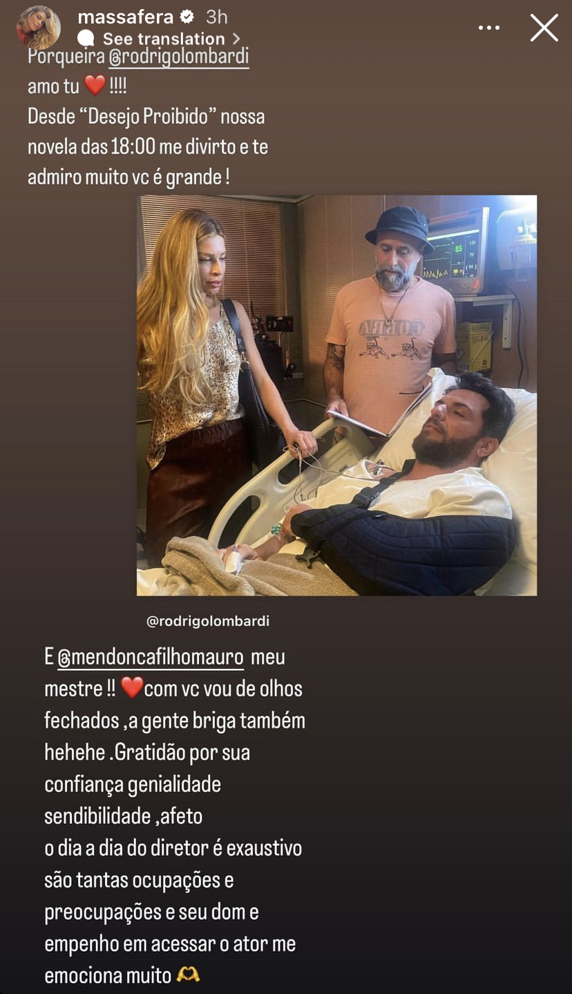 Stories de Grazi Massafera