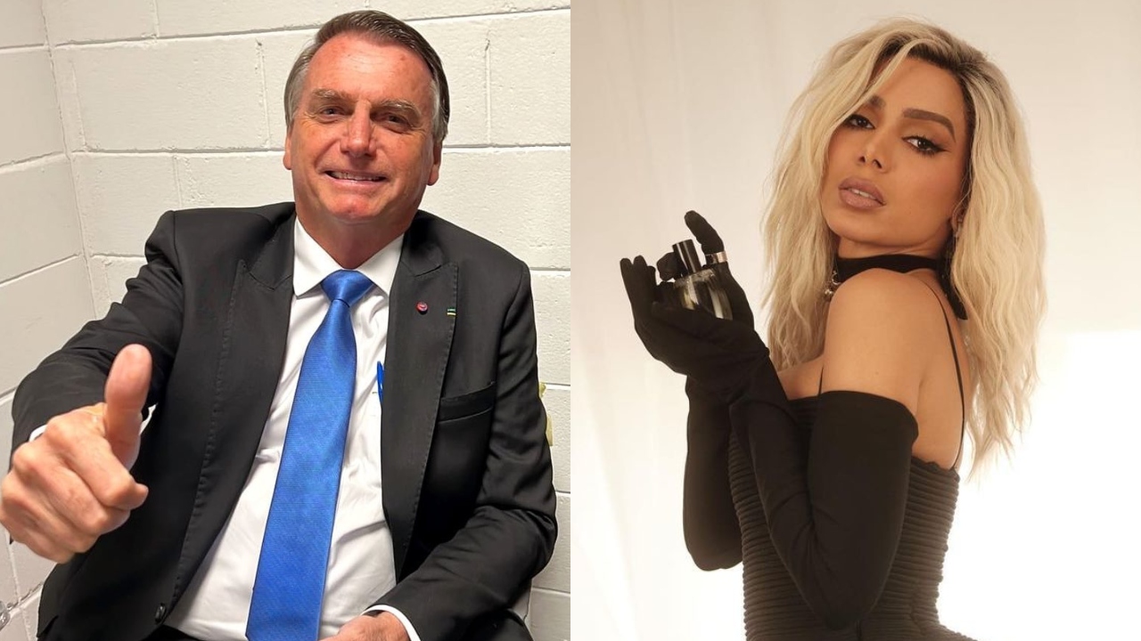 Instagram/@jairmessiasbolsonaro e @anitta