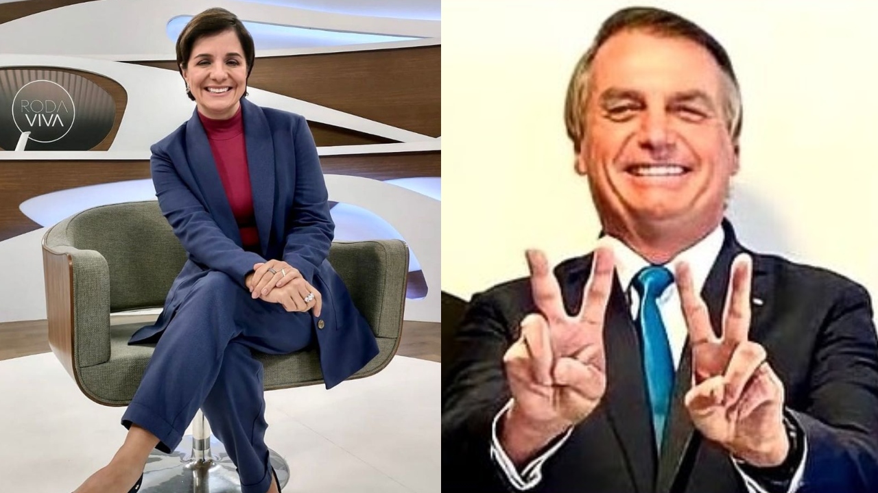 Instagram/@veramagalhaesjornalista e @jairmessiasbolsonaro