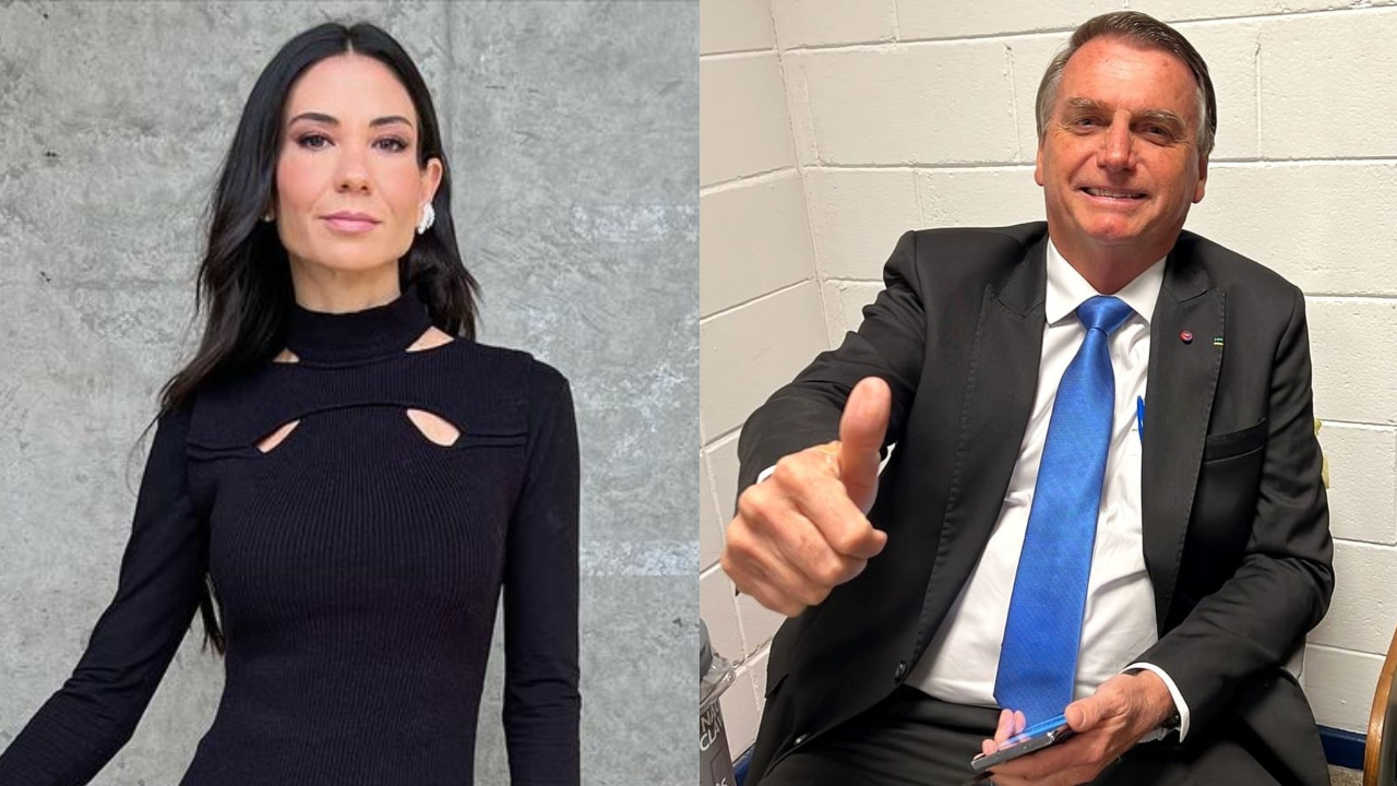 Instagram/@amandakleinoficial e @jairmessiasbolsonaro