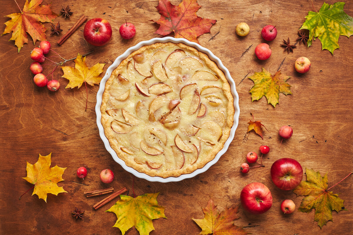 Torta de maçã (Imagem: Shutterstock)