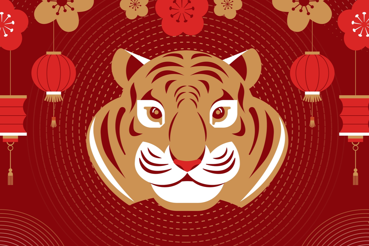 Tigre é o terceiro signo do horóscopo chinês e, no zodíaco, corresponde a Aquário (Imagem: Shutterstock)