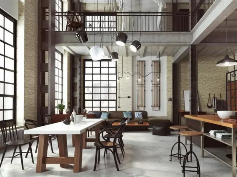 Decoração industrial torna o ambiente mais elegante (Imagem: Shutterstock)