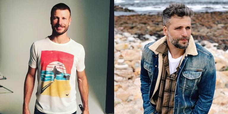 Arquivo pessoal: Rodrigo Hilbert e Bruno Gagliasso