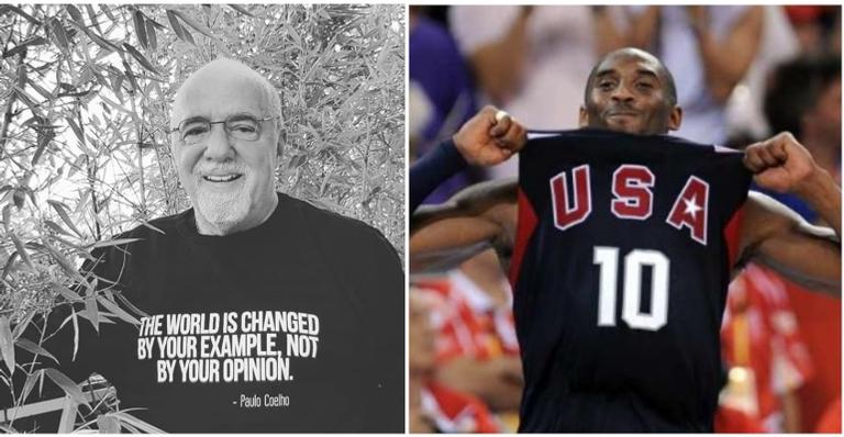 Instagram/@paulocoelho/@kobebryant