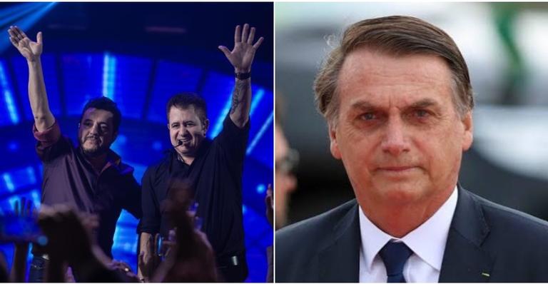 Igor Duarte/Instagram/@oficialbrunoemarrone/@jairmessiasbolsonaro