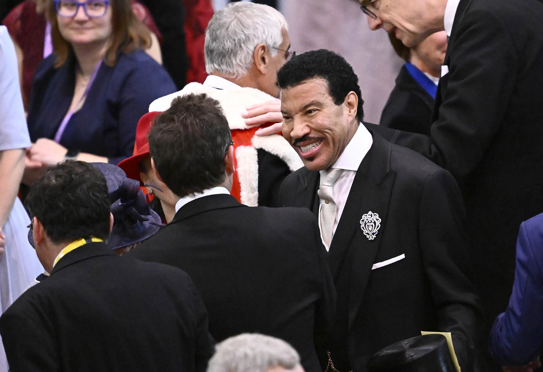 Lionel Richie na coroação do Rei Charles III